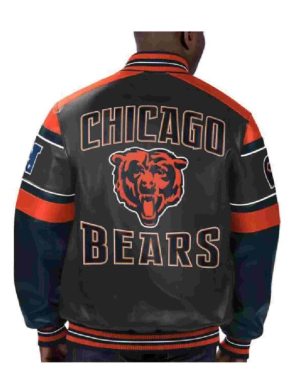 NFL Chicago Bears Multi Leather Jacket
