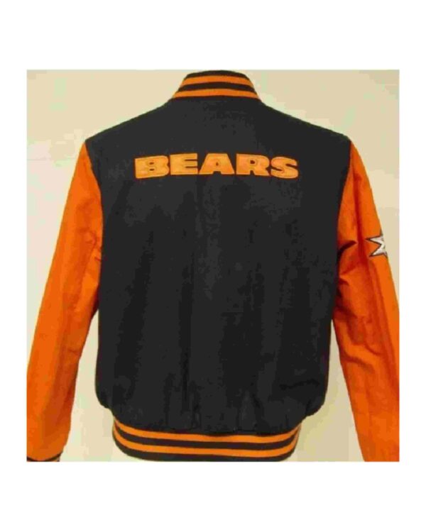 NFL Chicago Bears Navy And Orange Bomber Jacket