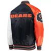 NFL Chicago Bears Tricolor Satin Jacket