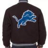 NFL Detroit Lions Brown Wool Jacket