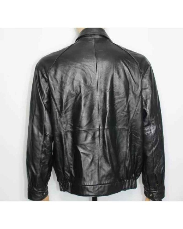 NFL Houston Texans Black Leather Jacket