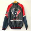 NFL Houston Texans Bomber Leather Jacket