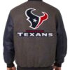 NFL Houston Texans Brown And Navy Varsity Jacket