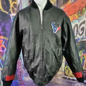NFL Houston Texans Carl Banks G-III Leather Jacket