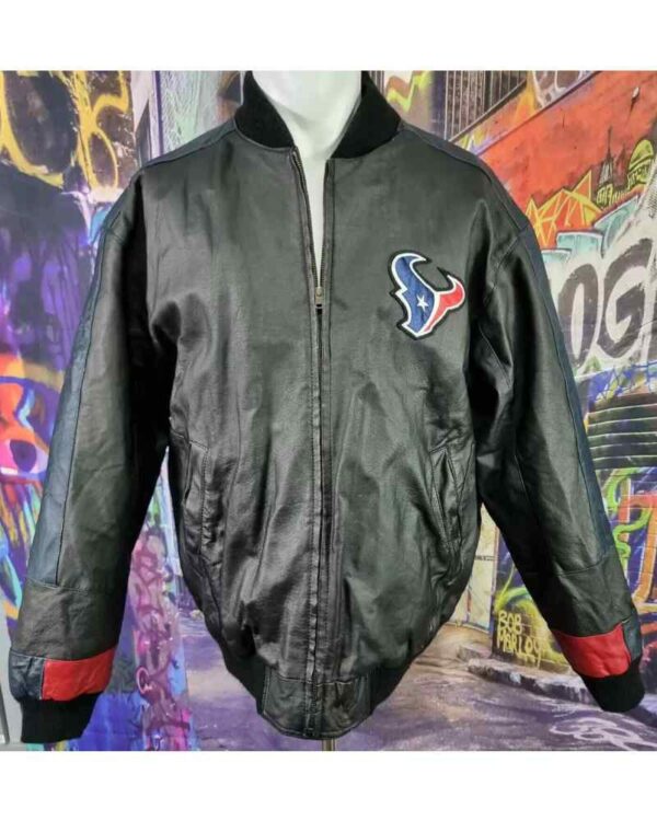 NFL Houston Texans Carl Banks G-III Leather Jacket