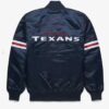 NFL Houston Texans Navy Satin Jacket
