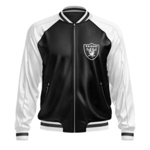 NFL Las Vegas Raiders Bomber Leather Jacket