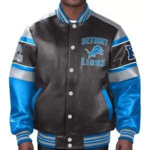 NFL Multi Detroit Lions Leather Jacket