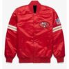 NFL San Francisco 49ers Red Satin Jacket