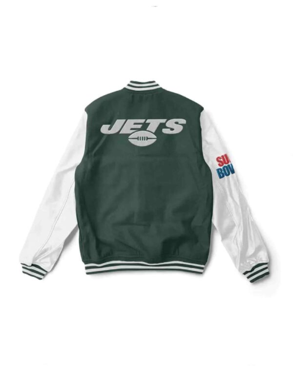 NFL Team New York Jets Super Bowler Varsity Jacket