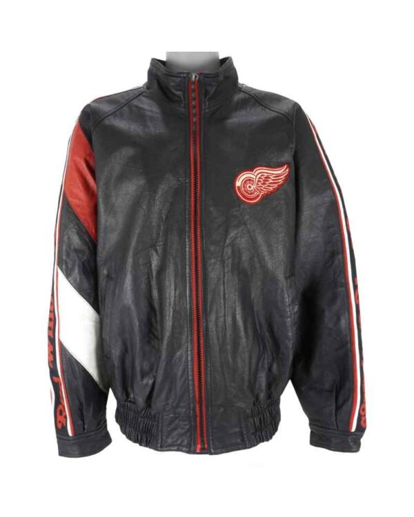 NHL Pro Player Detroit Red Wings Leather Jacket