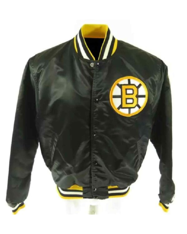 NHL Vintage Boston Bruins Satin Jacket