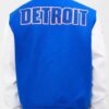 Pro Standard Detroit Pistons Varsity Royal Blue and White Jacket