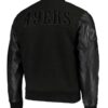 Varsity San Francisco 49ers Black Wool/Leather Jacket