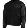 Varsity San Francisco 49ers Black Wool/Leather Jacket