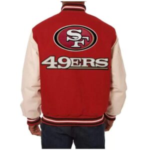 San Francisco 49ers JH Design Wool Leather Jacket