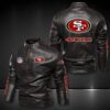 San Francisco 49ers Leather Jacket Winter Coat