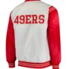 49ers San Francisco Red and White Starter Varsity Jacket