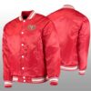 San Francisco 49ers Scarlet Twill Satin Jacket