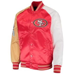 San Francisco 49ers The Raglan NFL Satin Jacket