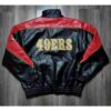 San Francisco 49ers Zip-Up Leather Jacket