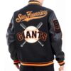 San Francisco Giants Mash Up Varsity Black Jacket