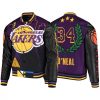 Shaquille O’Neal Los Angeles Lakers Wool Jacket