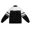 Special Script Chicago White Sox Black and White Heavyweight Satin Jacket