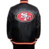 Starter San Francisco 49rs Black Jacket