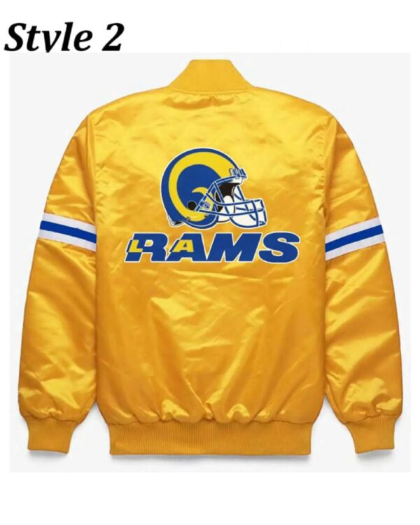Los Angeles Rams Super Bowl XXXIV Satin Yellow Jacket