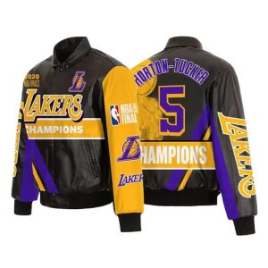 Talen Horton Tucker 5 Los Angeles Lakers Leather Jacket