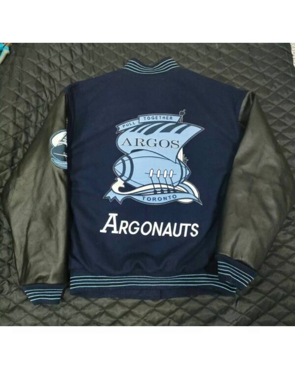 CFL Team Toronto Argonauts Blue Satin Jacket