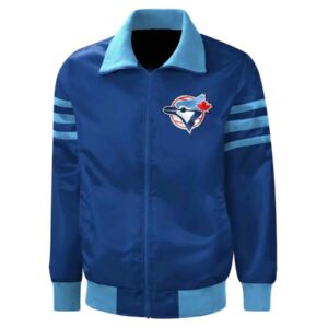 Toronto Blue Jays Captain III Full Zip Royal Satin Jacket