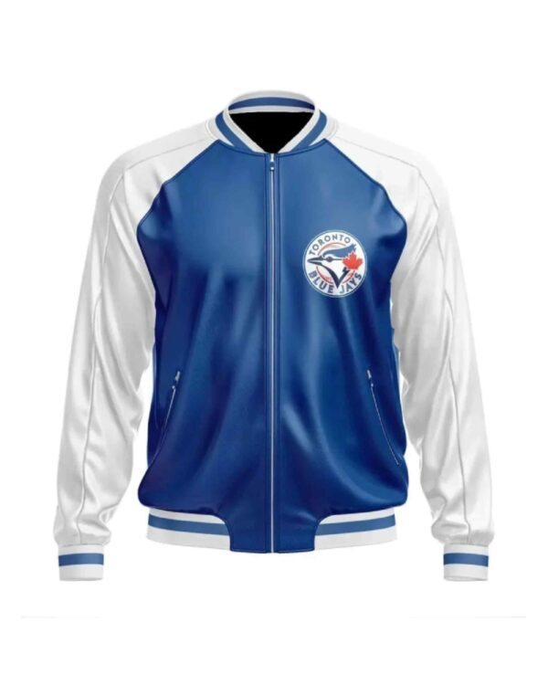 Toronto Blue Jays Leather NFL Bomber Jacket