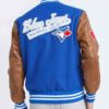 Toronto Blue Jays Letterman Baseball Club Varsity Jacket