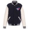 Toronto Blue Jays Navy White MLB Varsity Jacket