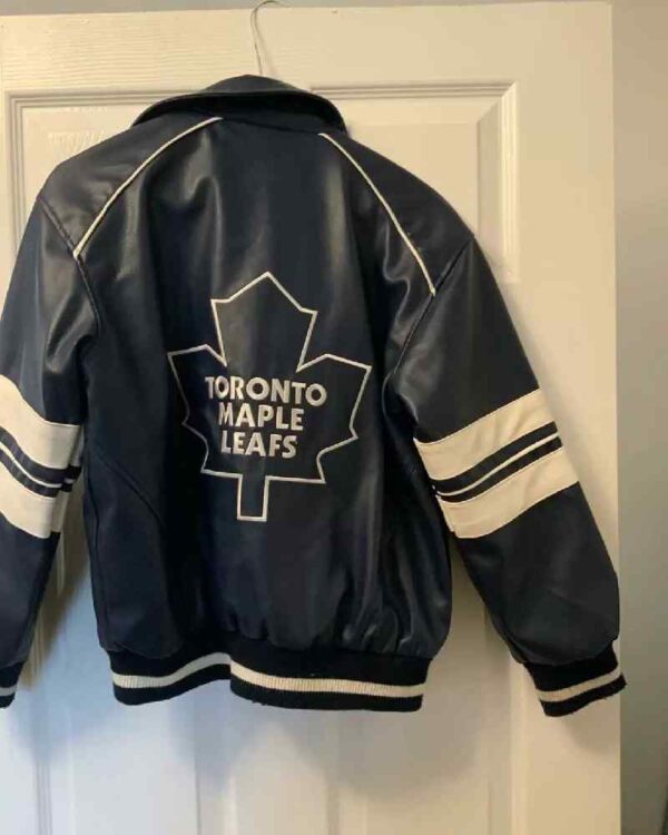 Toronto Maple Leafs Black G III Sports Leather Jacket
