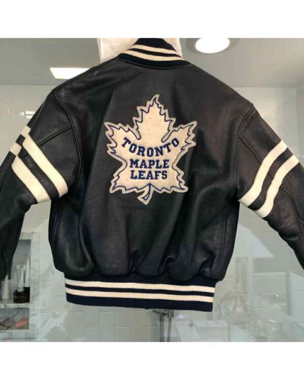 Toronto Maple Leafs Hockey Leather Jacket