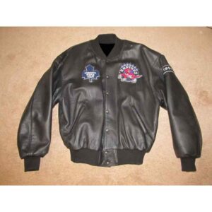 Toronto Maple Leafs Toronto Raptors Leather Jacket