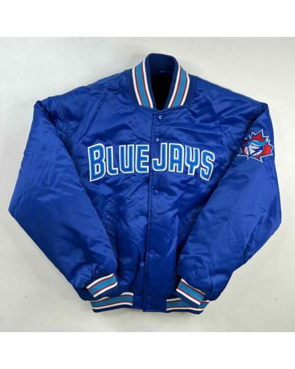 Vintage 90s Toronto Blue Jays Satin Jacket