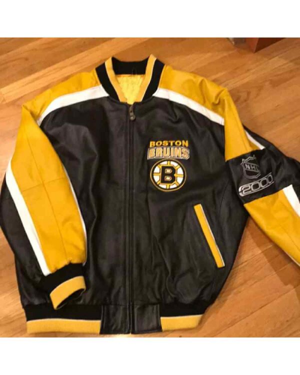 Vintage Boston Bruins 2000 NHL Leather Jacket