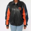Vintage Chicago Bears Football NFL Leather Jacket