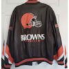 Vintage Cleveland Browns G-III Carl Banks Leather Jacket