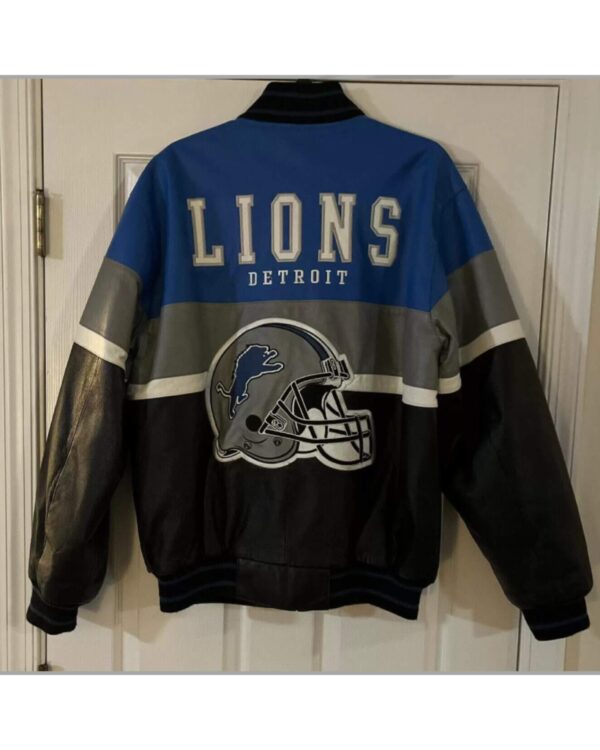 Vintage NFL Detroit Lions Leather Jacket
