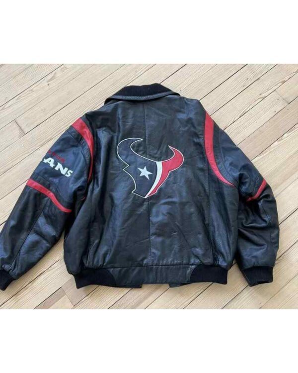 Vintage NFL Houston Texans Leather Jacket