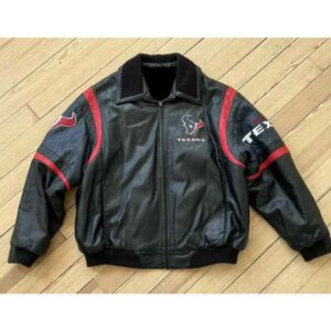 Vintage NFL Houston Texans Leather Jacket