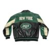 Vintage NFL New York Jets Football Leather Jacket