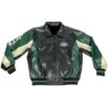 Vintage NFL New York Jets Football Leather Jacket