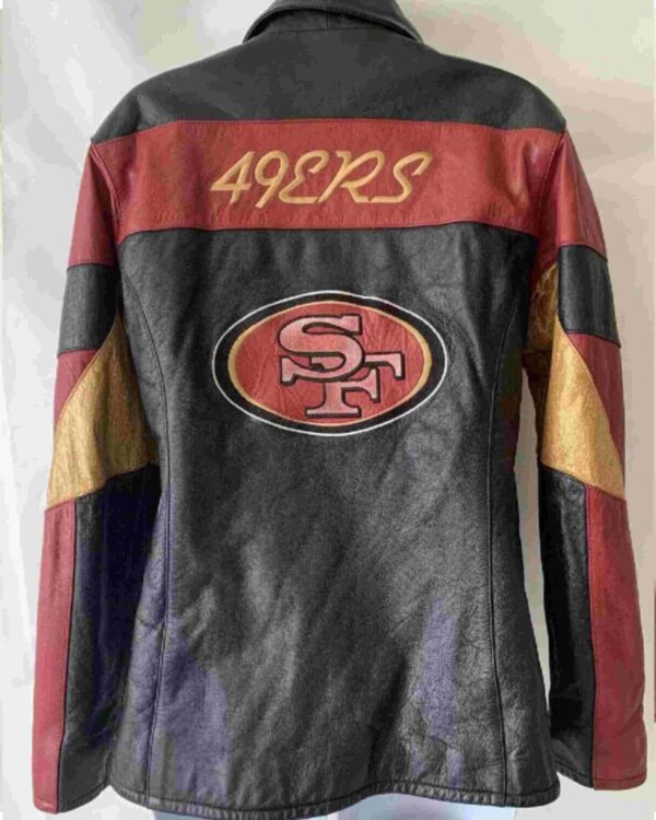 Vintage San Francisco 49ers NFL Team Leather Jacket