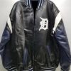Vtg MLB G-III Detroit Tigers Leather Jacket